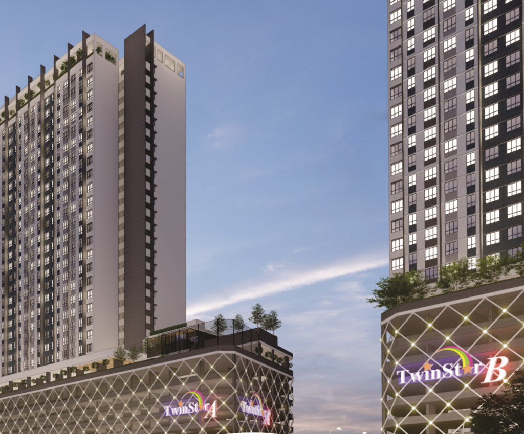 twin star Jelutong, condo building Jelutong, new condo project in Jelutong, twin star tower A 