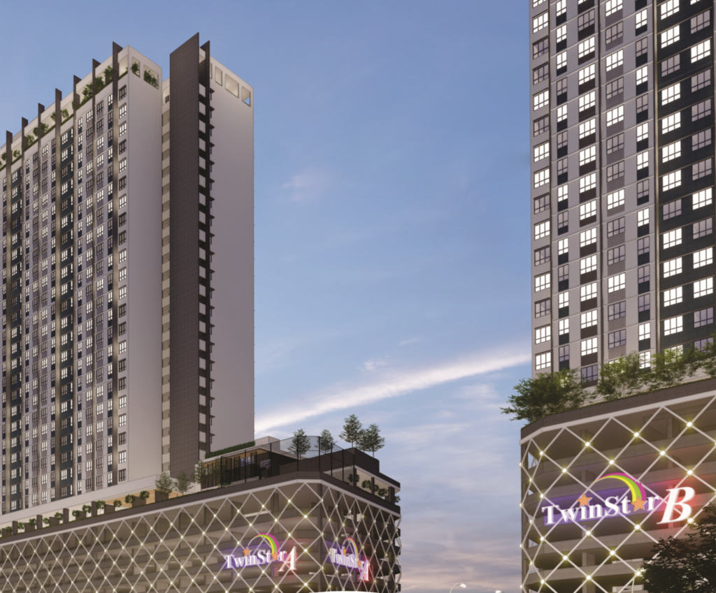 twin star Jelutong, condo building Jelutong, new condo project in Jelutong, twin star tower A